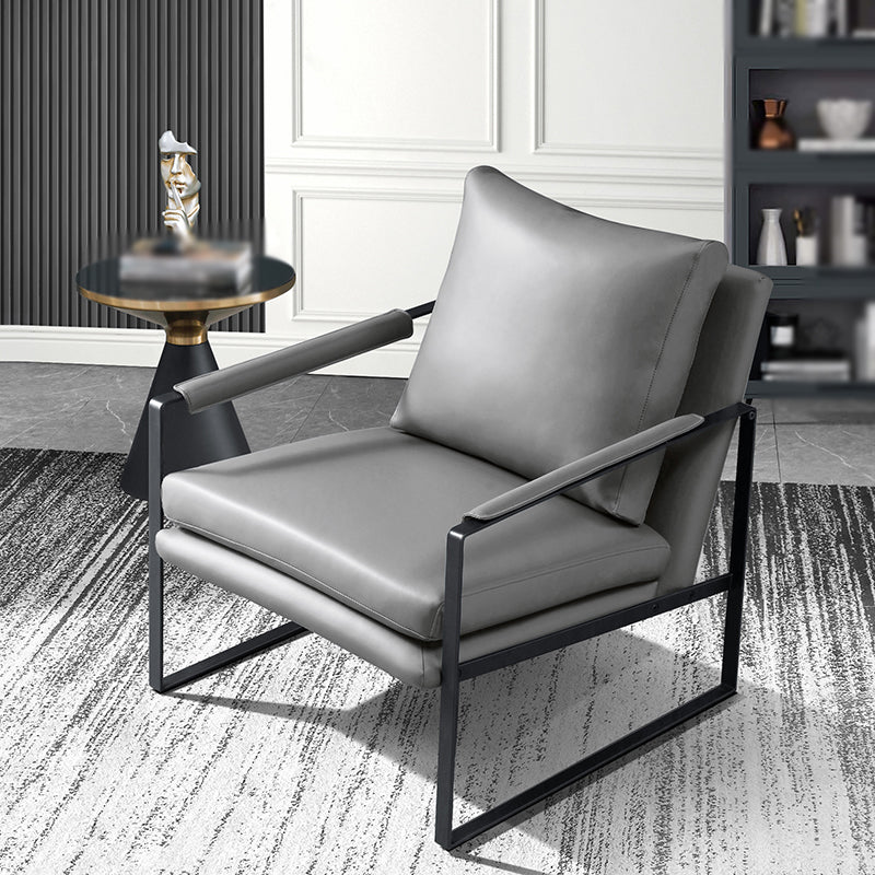 Faux Leather Chair 27.5" L x27.9" W x29.5" H  Arms Included Chair