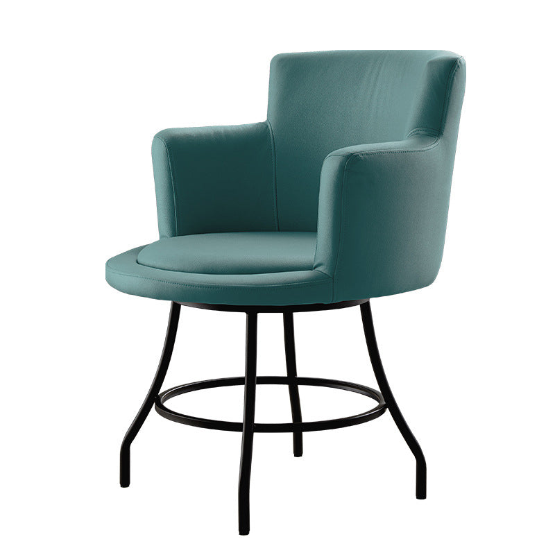 Faux Leather Chair 21.2" L x21.2" W x29.5" H  Arms Included Chair