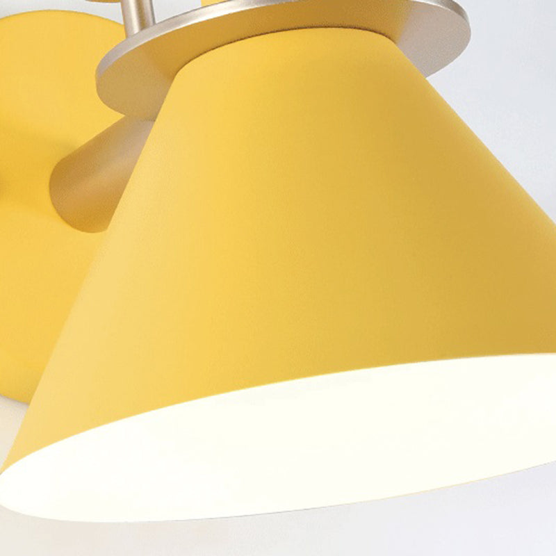 Geometric Shade Metal Wall Sconce Industrial Style Single Light Wall Mounted Light