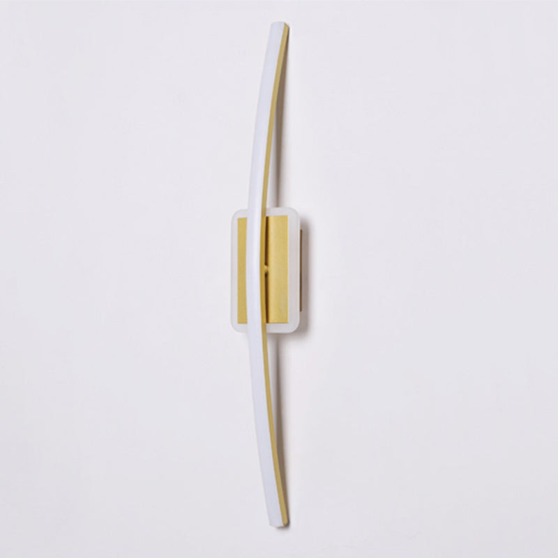 Linearer Schatten Metall Wandleuchten moderner Stil 1-Licht-Wandmontage Licht