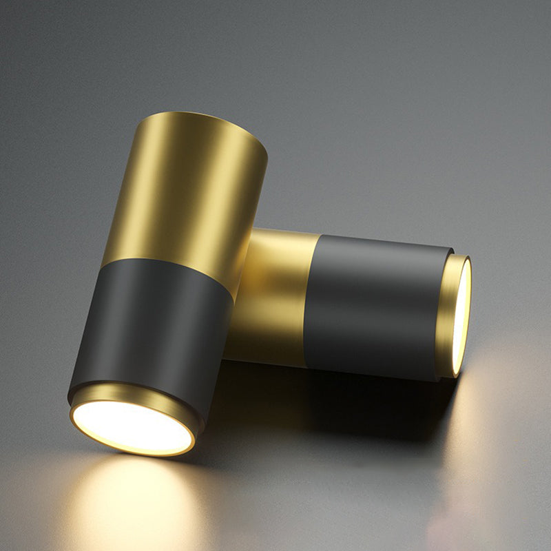 Light Luxury Metal Wall Light Geometry LED Wall Lamp with Silica Gel Shade for Bedroom