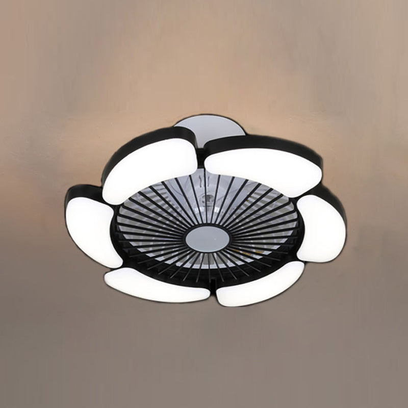 Ceiling Fan Lamp Modern Style LED Metal Close to Ceiling Lamp