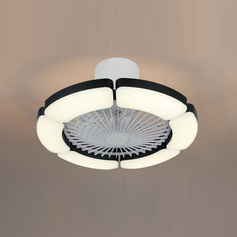 Ceiling Fan Lamp Modern Style LED Metal Close to Ceiling Lamp