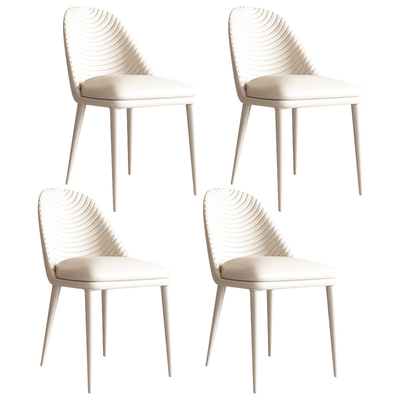 Modern Leatherwear Dinette Set 1/4/5/7 Pieces White Sintered Stone Top Dining Table Set