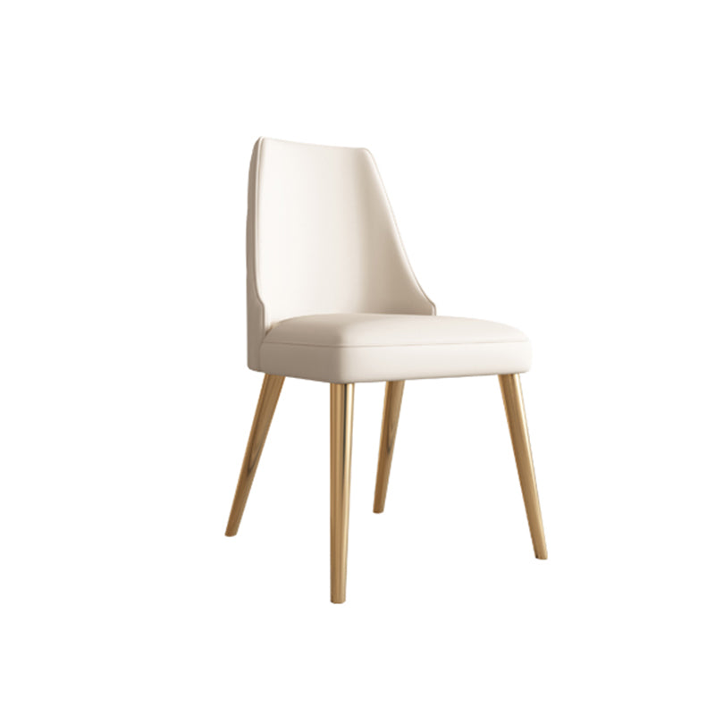 Modern Leatherwear Dinette Set 1/4/5/7 Pieces White Sintered Stone Top Dining Table Set