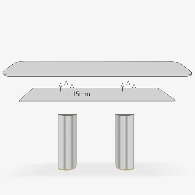 Modern Leatherwear Dinette Set 1/4/5/7 Pieces White Sintered Stone Top Dining Table Set