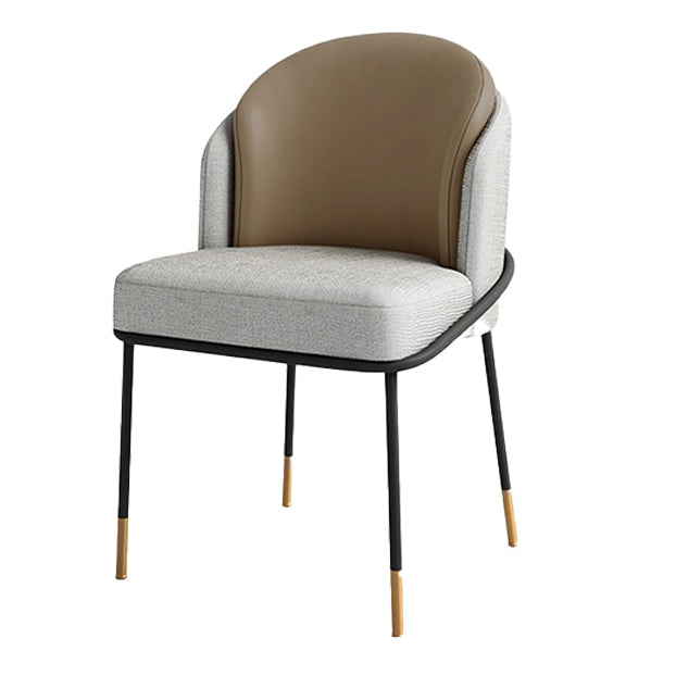 Parsons Side Chair Modern Style Linen Dining Chair for Dining Room