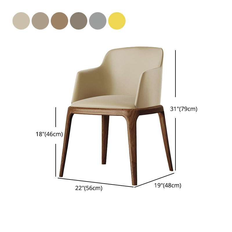 Kitchen Side Chairs Modern Solid Wood Dining Room Chair for Home