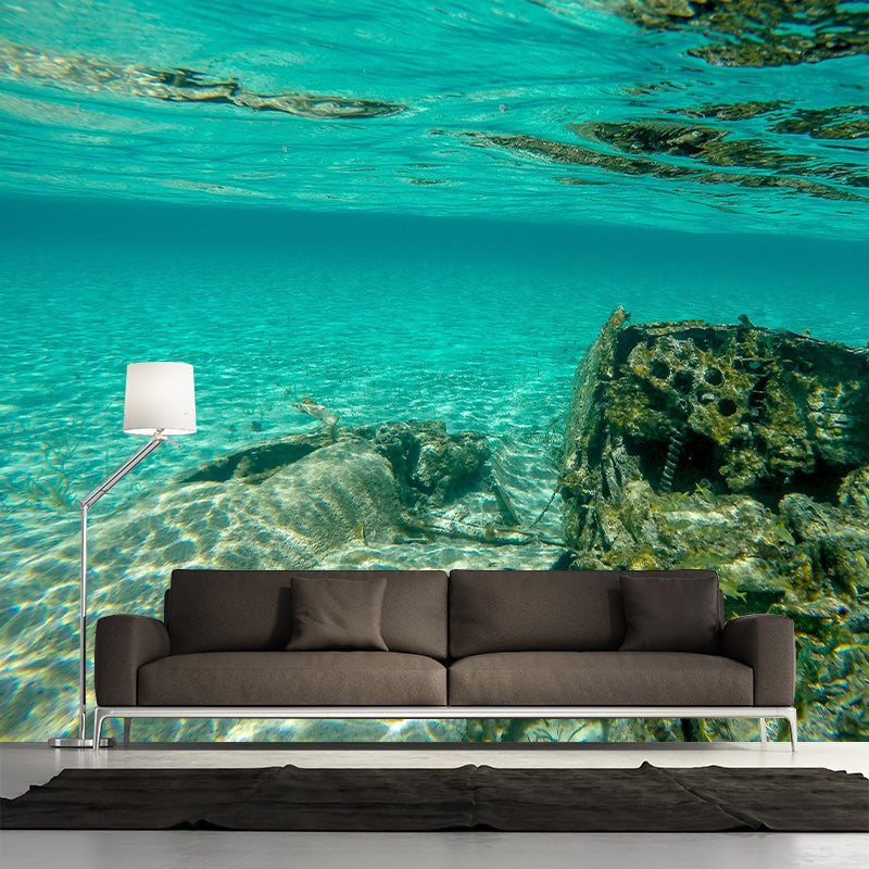 Undersea Environment Friendly Photography Wall Mural Drawing Room Wallpaper