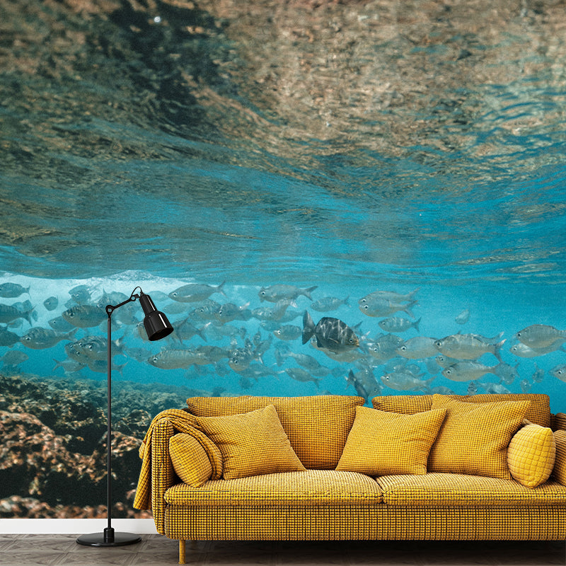 Photography Underwater Modern Decorative Wallpaper Living Room Wall Mural