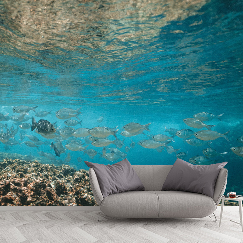 Photography Underwater Modern Decorative Wallpaper Living Room Wall Mural
