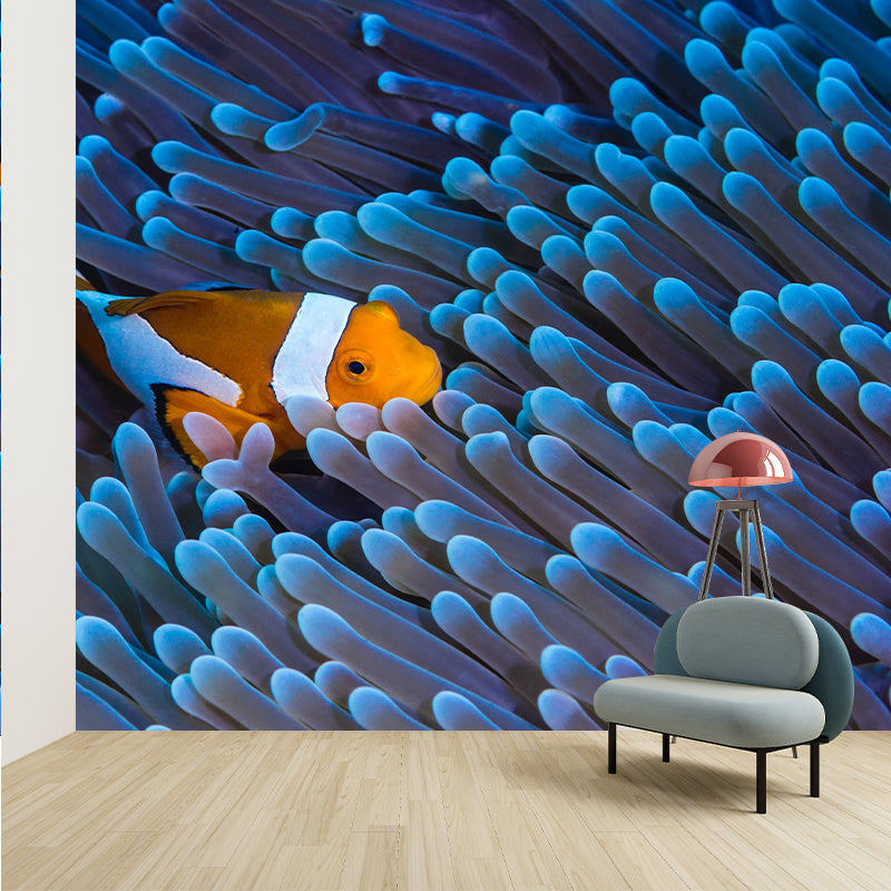 Photography Stain Resistant Underwater Wallpaper Living Room Wallpaper