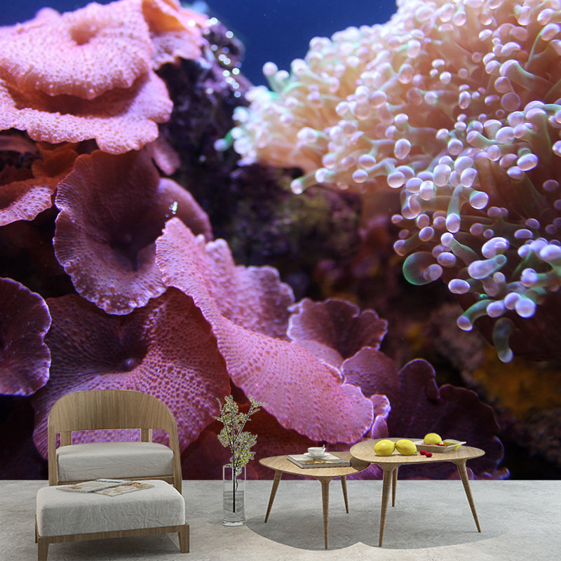 Photography Stain Resistant Wallpaper Underwater Living Room Wall Mural