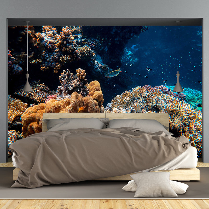 Underwater Photography Stain Resistant Wall Mural Living Room Wallpaper