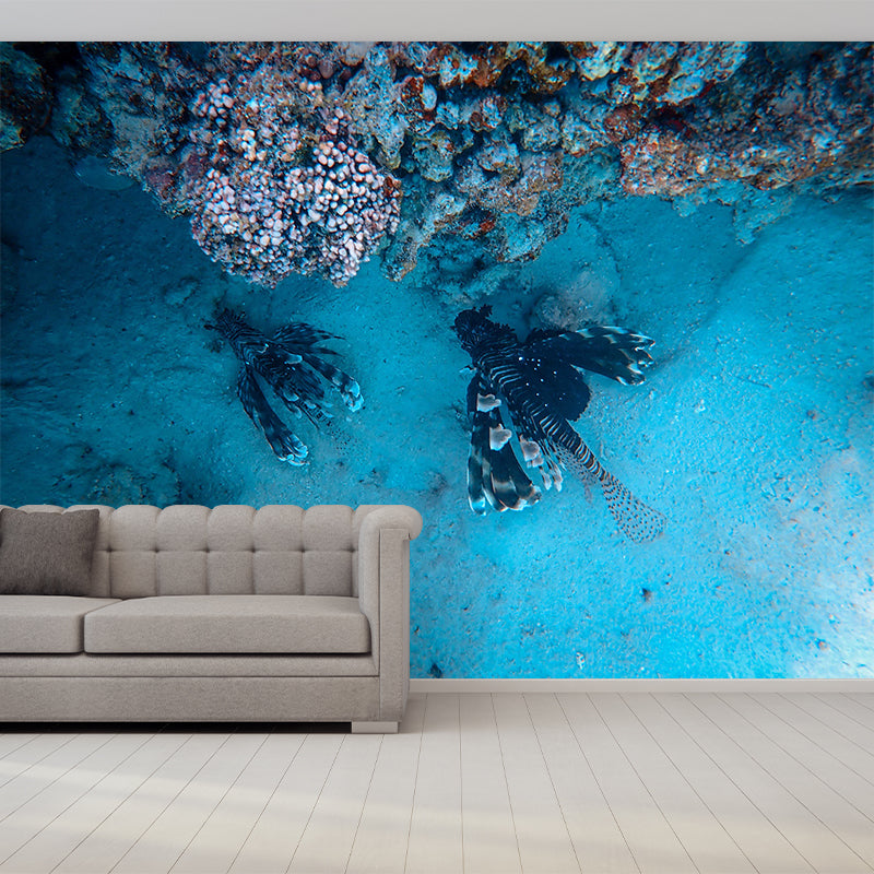 Photography Stain Resistant Undersea Wallpaper Sitting Room Wall Mural