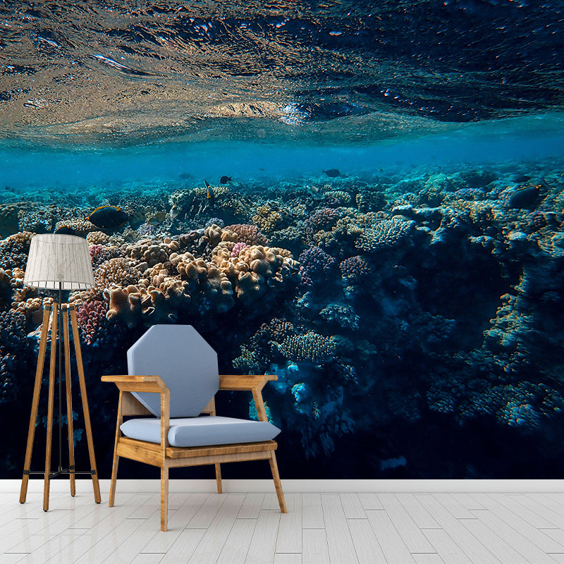 Environmental Photography Wallpaper Underwater Drawing Room Wall Mural