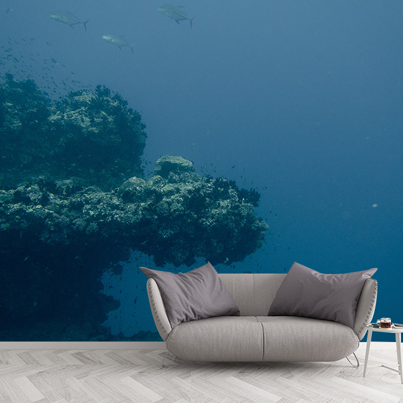 Underwater Photography Mural Wallpaper Living Room Wall Mural