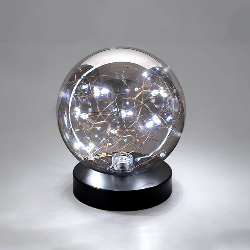 Modern Style Ball Flush Mount Lamp Glass 1 Light Flush Mount Lighting