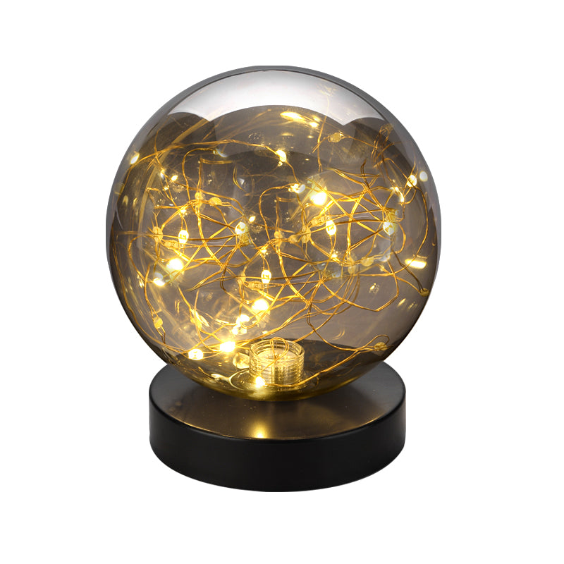 Modern Style Ball Flush Mount Lamp Glass 1 Light Flush Mount Lighting