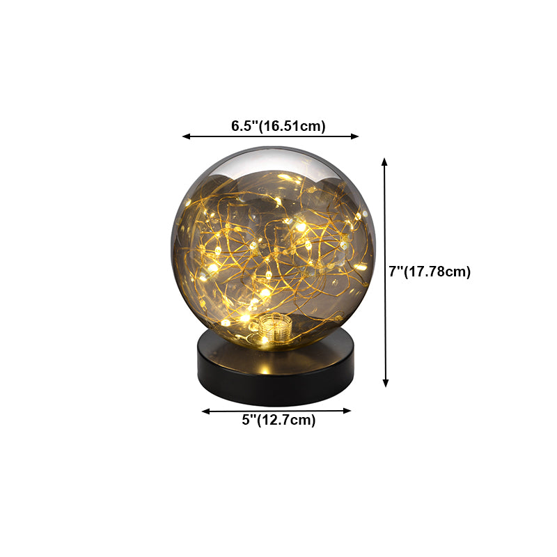 Modern Style Ball Flush Mount Lamp Glass 1 Light Flush Mount Lighting