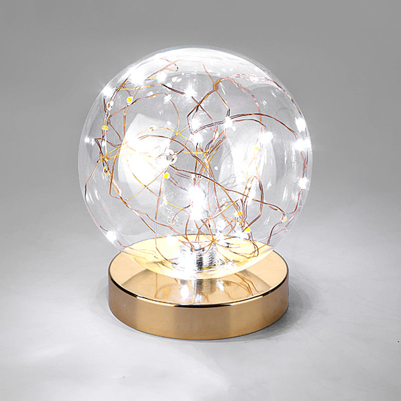Modern Style Ball Flush Mount Lamp Glass 1 Light Flush Mount Lighting