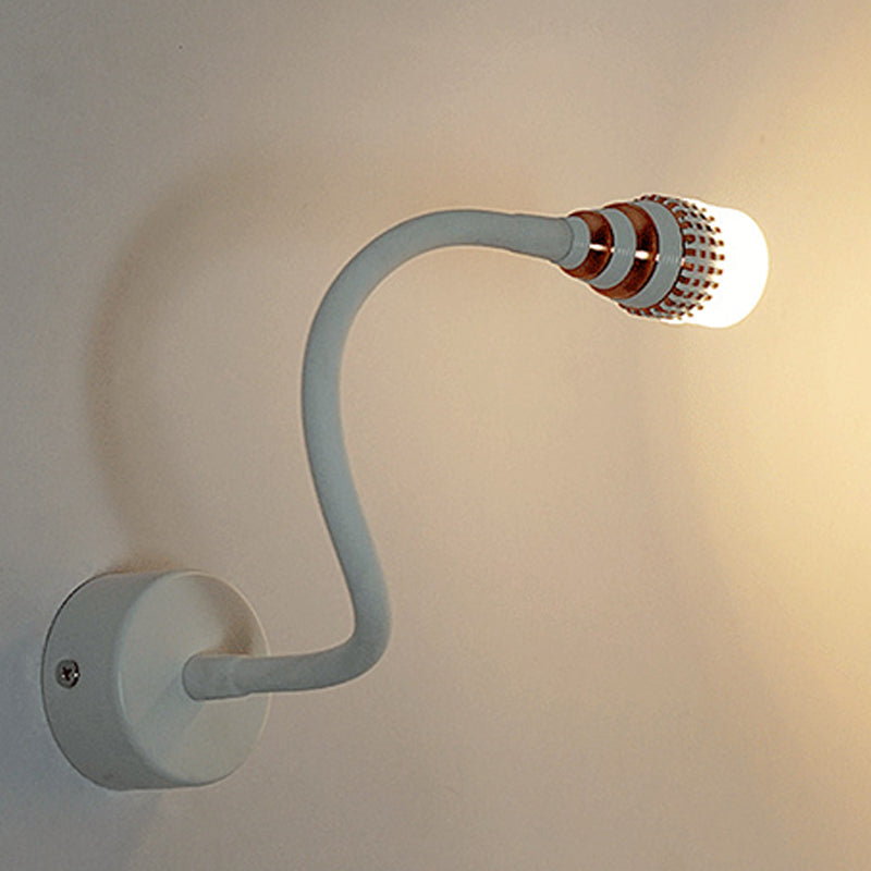 1 Light Geometric Wall Lighting Fixtures Modern Style Metal Wall Mounted Reading Lights