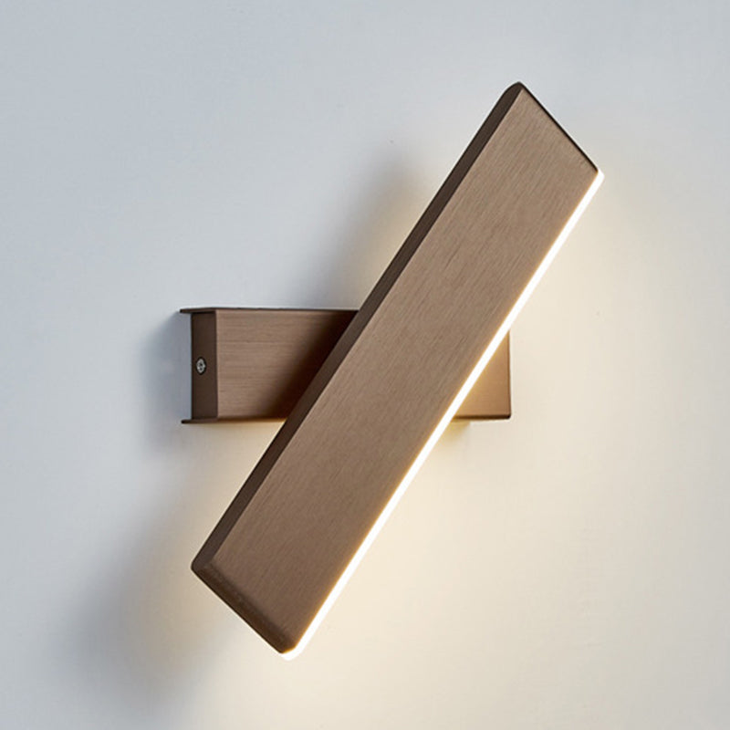 Modern Wall Mount Light 1-Light LED Rotatable Wall Light with Acrylic Shade for Bedside