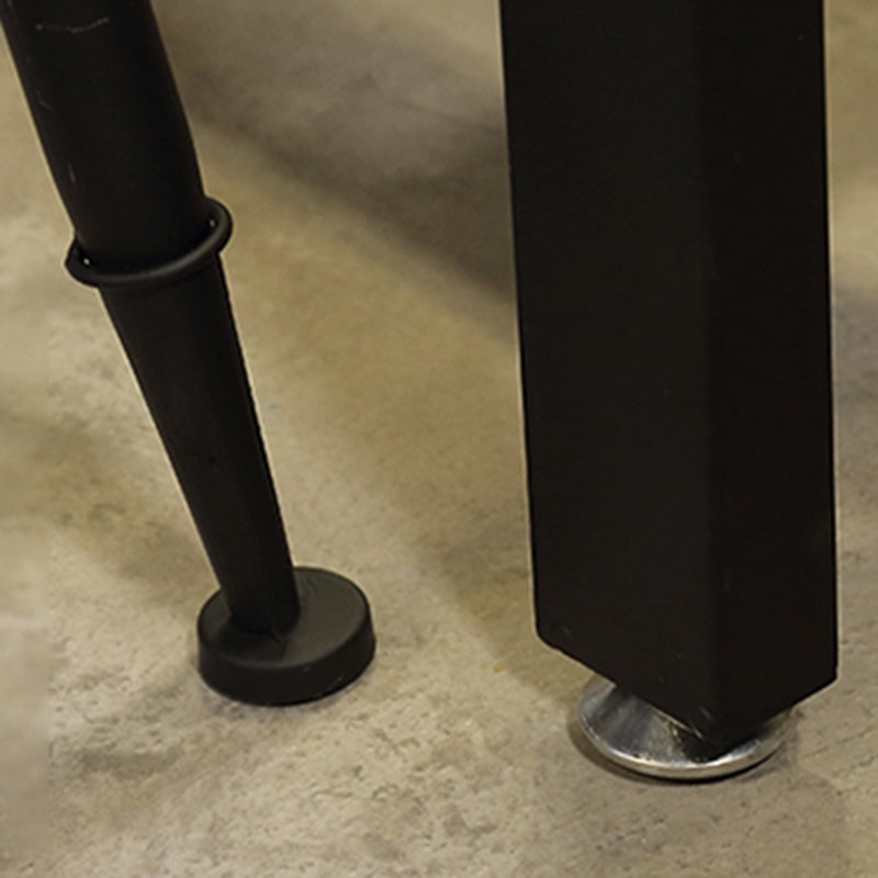 Coffee Shop Rectangle Wood Top Counter Table Iron Base Industrial Bar Table