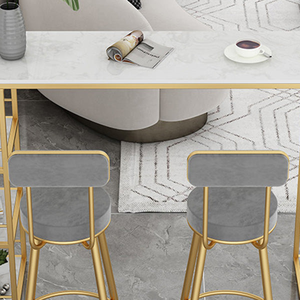 Scandinavian Round Counter & Bar Stool Upholstered Bar Stools for Living Room
