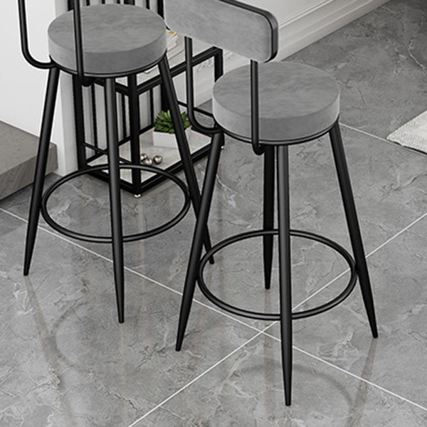 Scandinavian Round Counter & Bar Stool Upholstered Bar Stools for Living Room