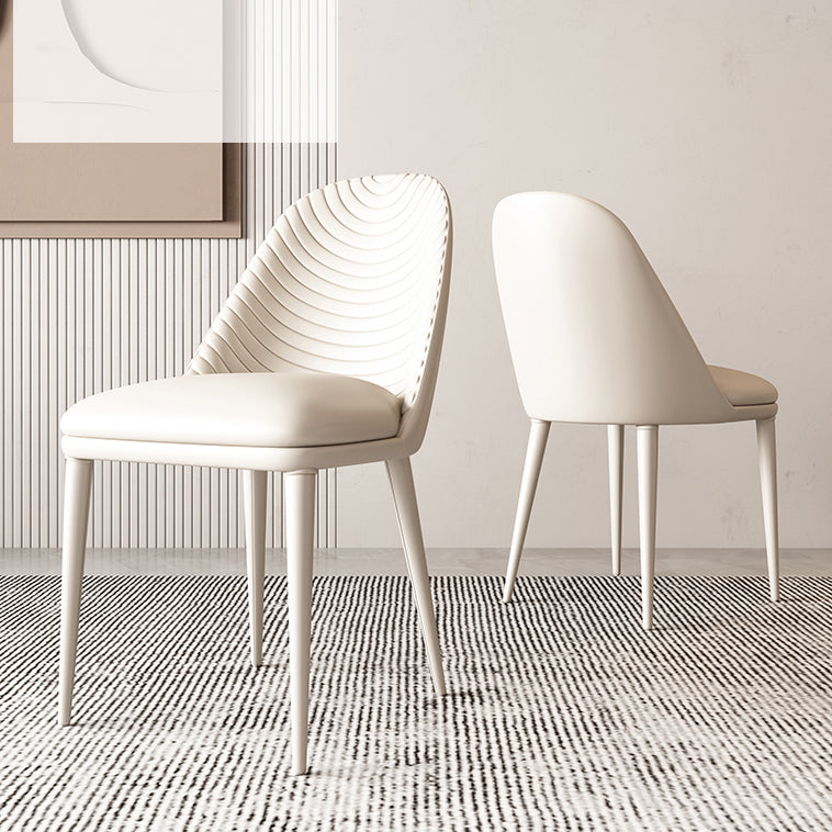 Modern Leatherwear Dining Table Set 1/4/5/7 Pieces White Sintered Stone Top Dinette Set