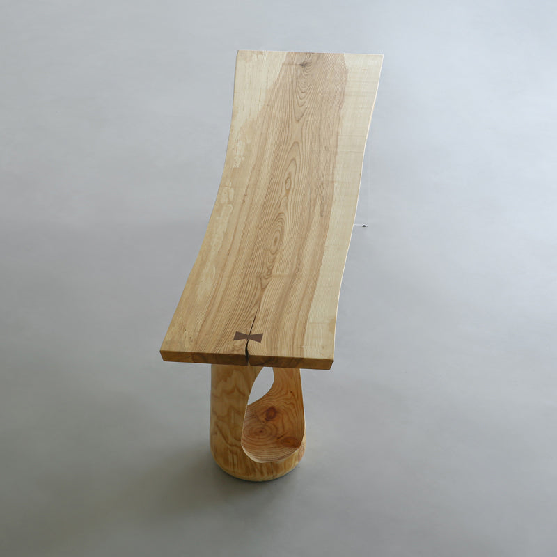 Natural Double Pedestal Table Solid Wood Modern Dinner Room Kitchen Table