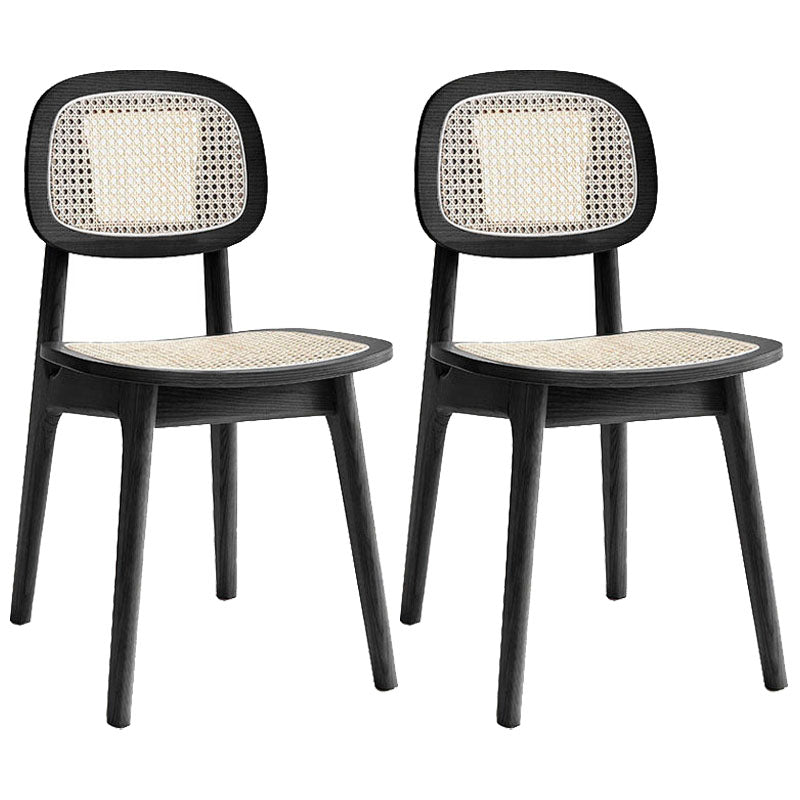 Modern Side Dining Chairs Ash Wood Dining Chairs for Dining Room