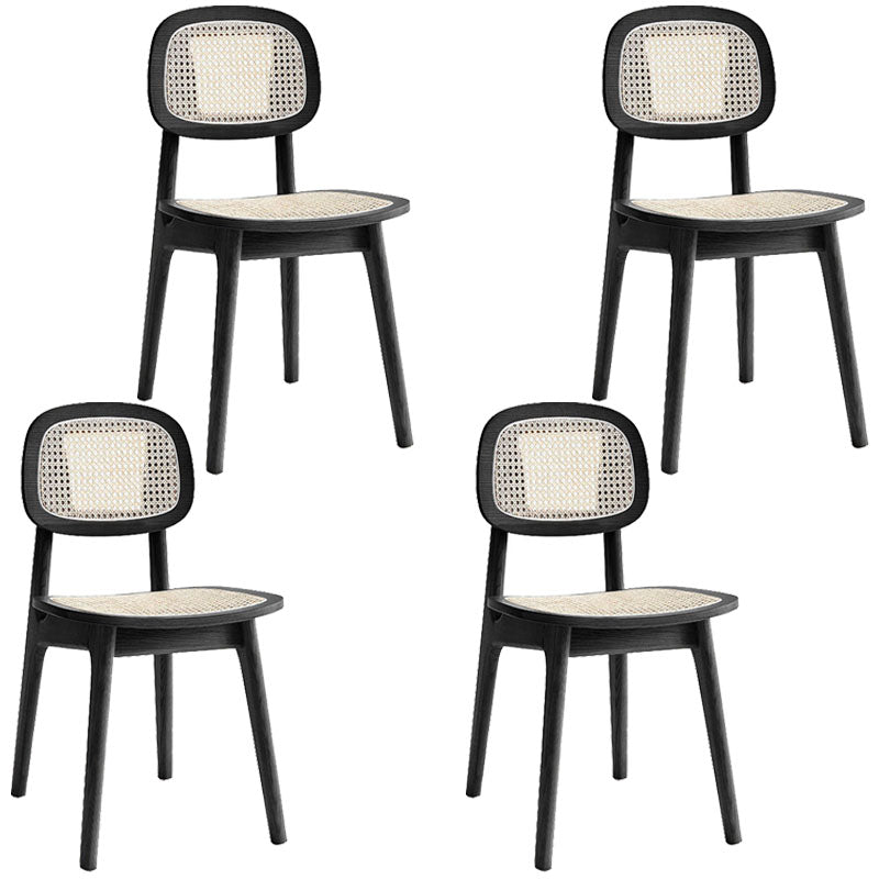 Modern Side Dining Chairs Ash Wood Dining Chairs for Dining Room