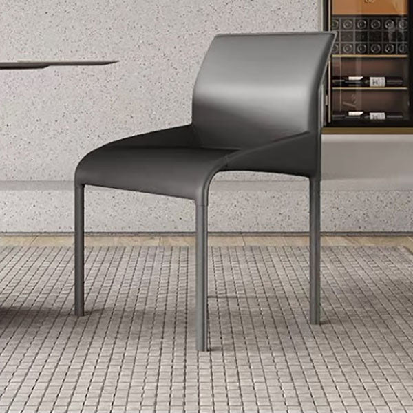 Dining Chairs Faux Leather Modern Side Chairs for Dining Room