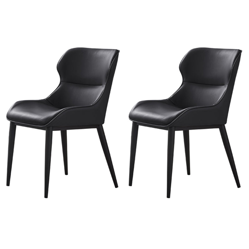 Dining Room Side Chairs Modern Faux Leather Kitchen Chair for Home