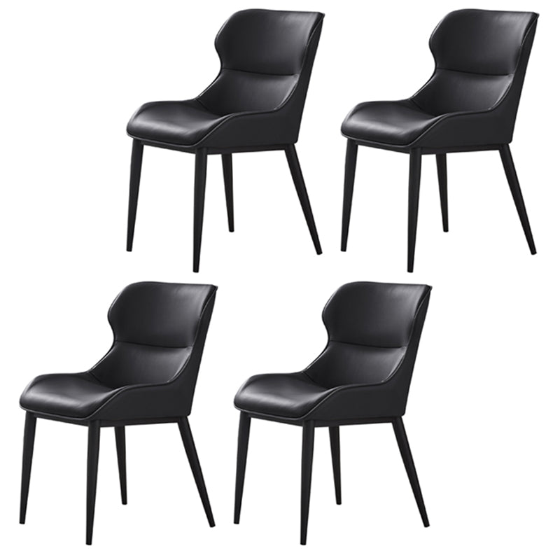 Dining Room Side Chairs Modern Faux Leather Kitchen Chair for Home
