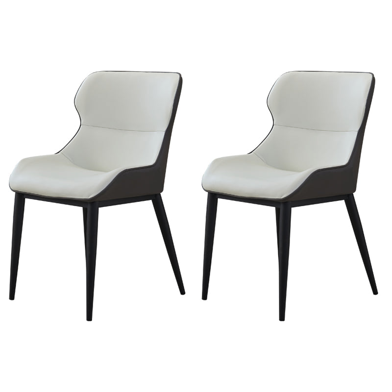 Dining Room Side Chairs Modern Faux Leather Kitchen Chair for Home