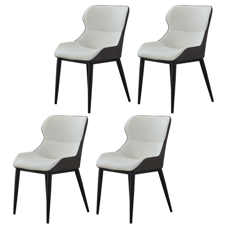 Dining Room Side Chairs Modern Faux Leather Kitchen Chair for Home