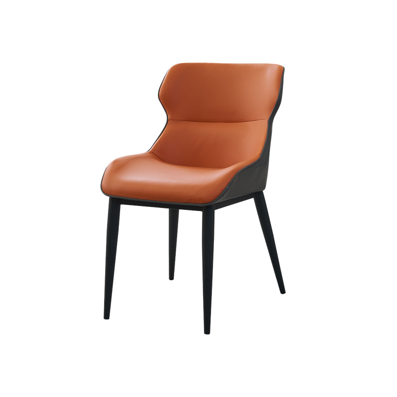 Dining Room Side Chairs Modern Faux Leather Kitchen Chair for Home