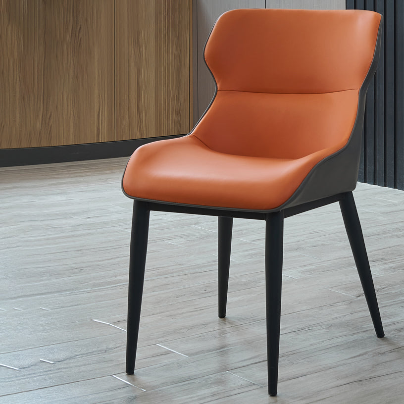 Dining Room Side Chairs Modern Faux Leather Kitchen Chair for Home