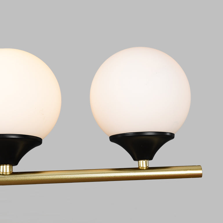 Contemporary Style Spherical Hanging Pendant Lights Glass Island Lights