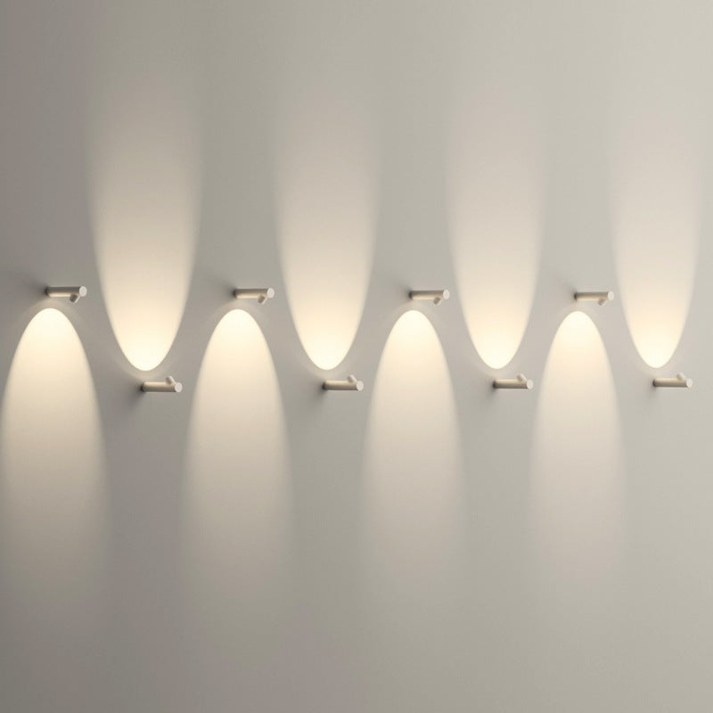 Contemporary Aluminum Wall Light Water Proof Cylinder 9" Wide Wall Washer for Outdoors