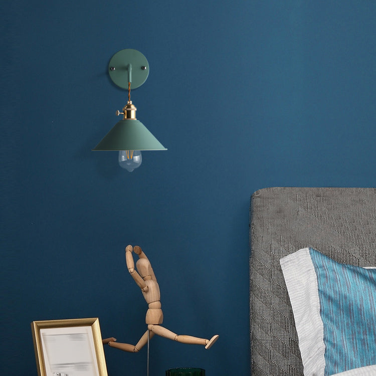 Modern Style Cone Wall Mounted Lamps Metal 1 Light Wall Lighting Ideas
