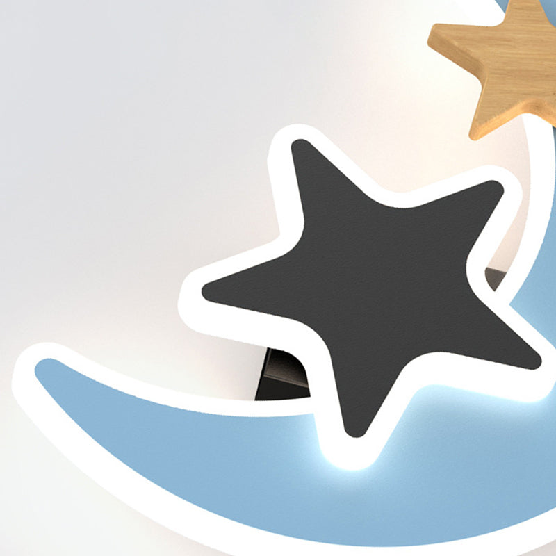 Modern Style Unique Shape Wall Sconce Metal Wall Light for Children's Room