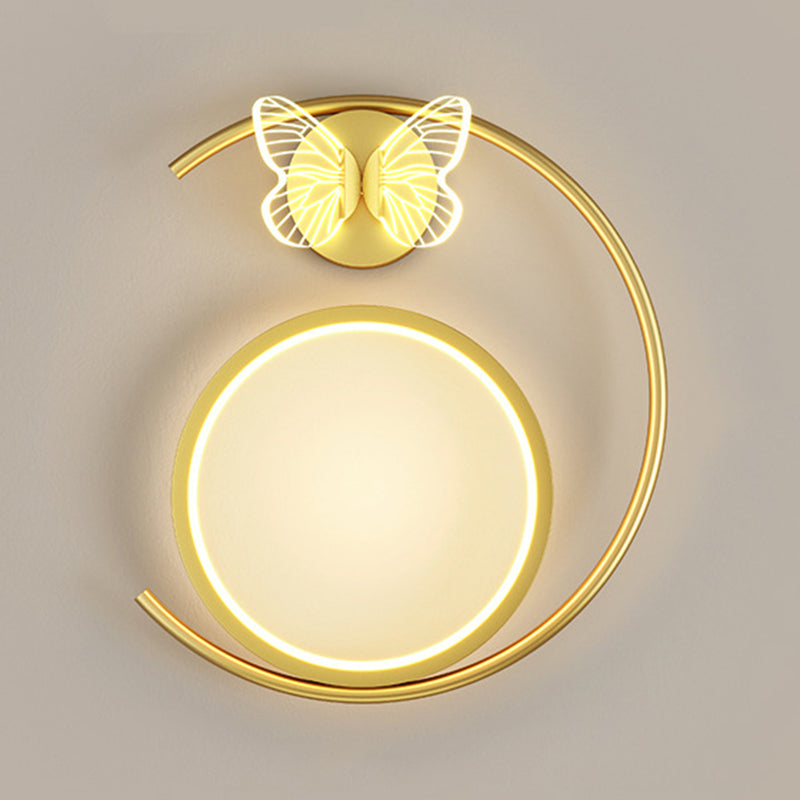 Modern Simple Wall Mount Light LED Wall Sconce Light with Acrylic Shade for Bedroom