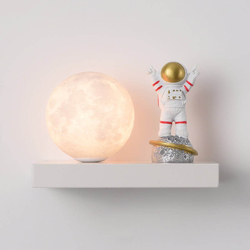 Bedroom Wall Mounted Lamp Metal Kids Style Wall Mounted Lighting