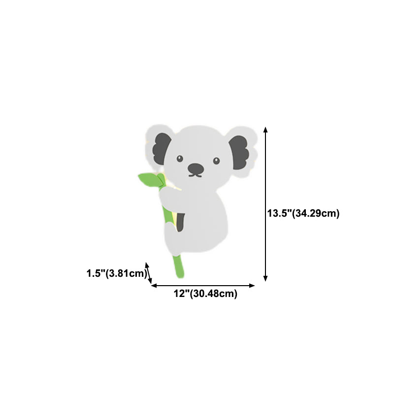 Cartoon Wall Light Fixture Modern Style Metal Wall Mount Lighting
