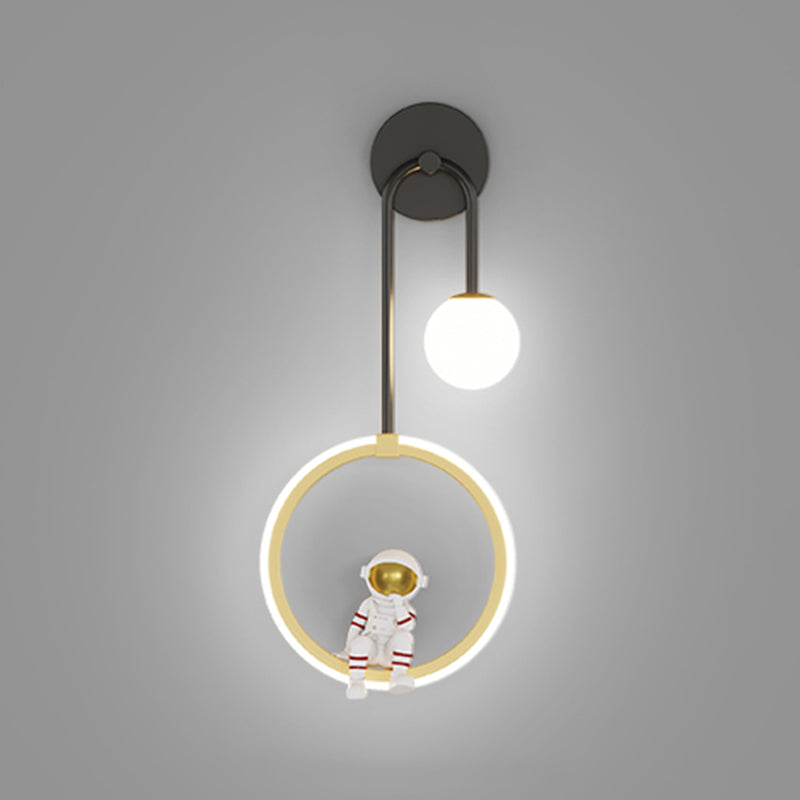 Metal Wall Mounted Lamp Modern LED Sconce Light Fixture for Kids Bedroom