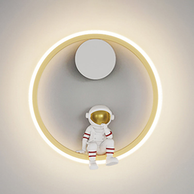 Metal Wall Mounted Lamp Modern LED Sconce Light Fixture for Kids Bedroom